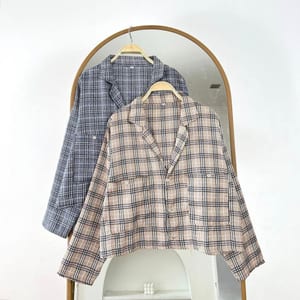 BEENA DOBY BLAZER CROP SUPE R