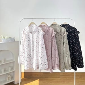 CALLA ROSE KEMEJA CRINKLE MIYAKE