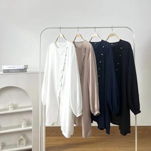 KALISA SIDE BUTTON TUNIK LINEN